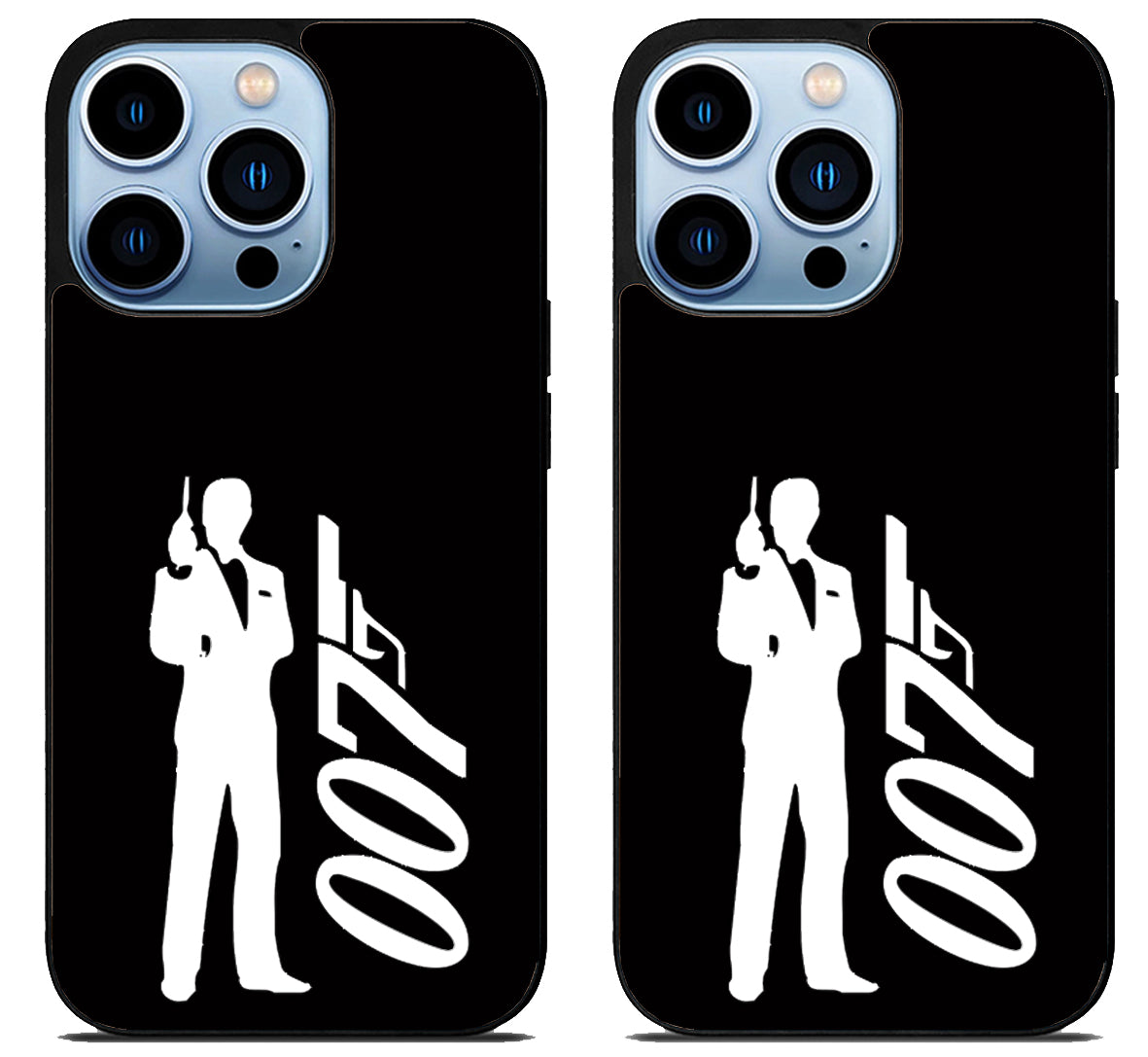 James bond 007 Black White iPhone 15 Pro | iPhone 15 Pro Max Case
