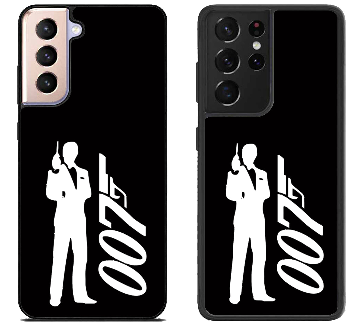 James bond 007 Black White Samsung Galaxy S21 | S21 FE | S21+ | S21 Ultra Case