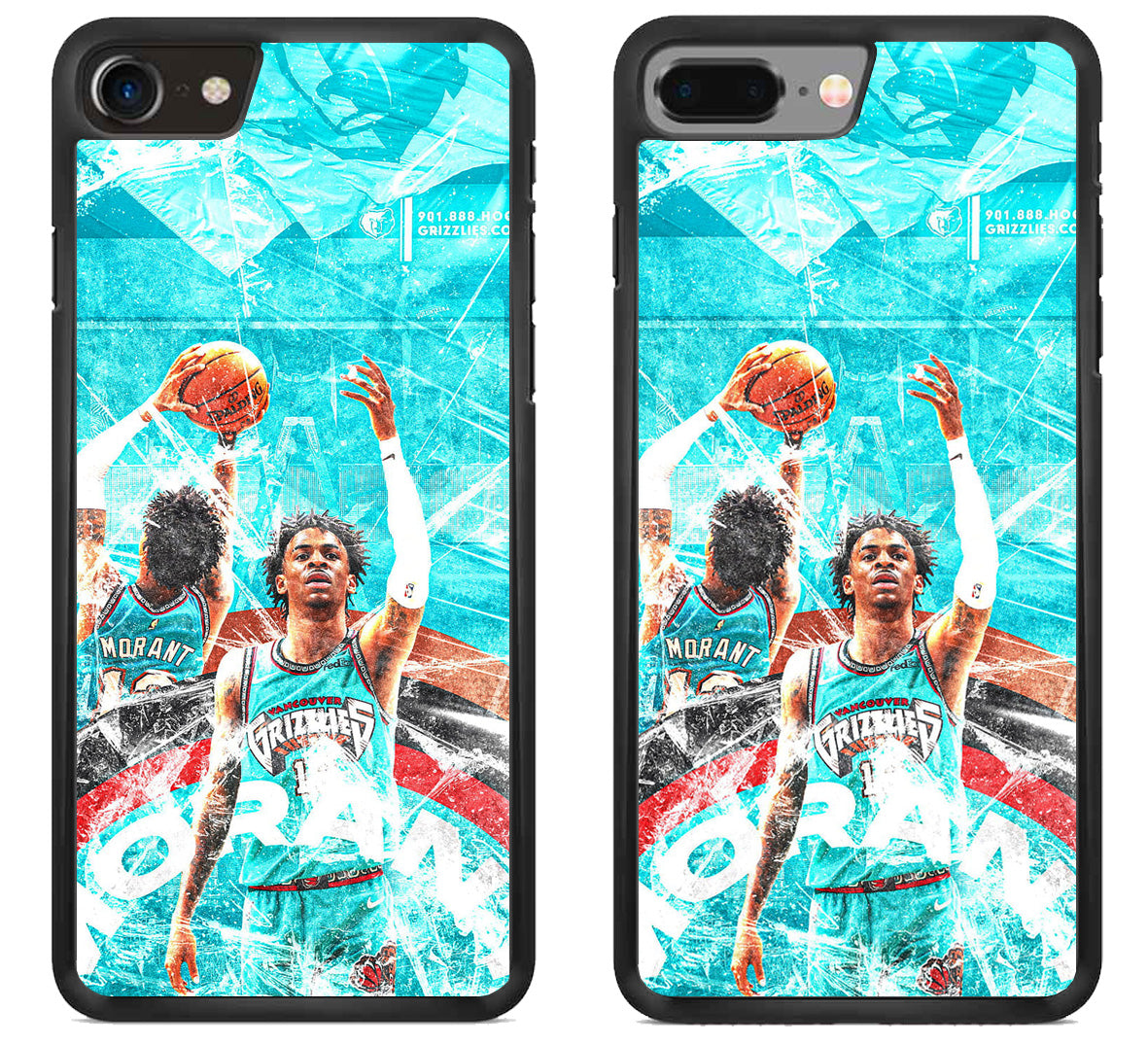 Ja morant Grizzlies Wallpaper iPhone 8 | 8 Plus Case