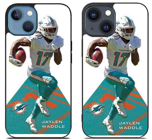 Jaylen Waddle Miami Dolphins Cool iPhone 15 | iPhone 15 Plus Case
