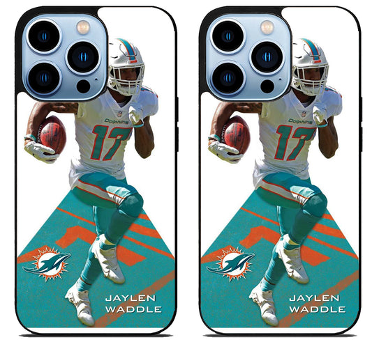 Jaylen Waddle Miami Dolphins Cool iPhone 15 Pro | iPhone 15 Pro Max Case