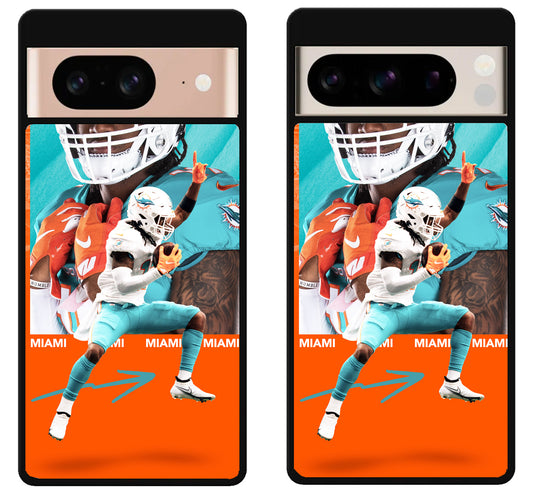 Jaylen Waddle Miami Dolphins Cover Google Pixel 8 | 8 Pro Case