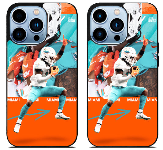 Jaylen Waddle Miami Dolphins Cover iPhone 15 Pro | iPhone 15 Pro Max Case