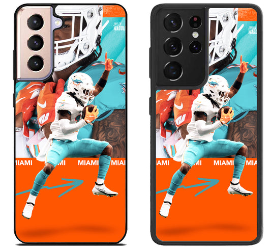 Jaylen Waddle Miami Dolphins Cover Samsung Galaxy S21 | S21 FE | S21+ | S21 Ultra Case