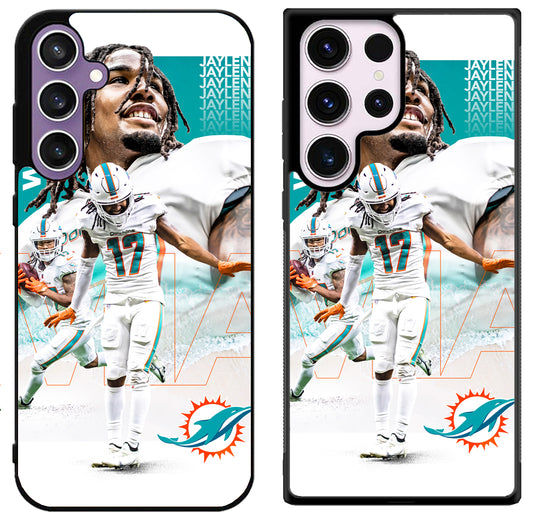 Jaylen Waddle Miami Dolphins Style Samsung Galaxy S24 | S24+ | S24 Ultra Case