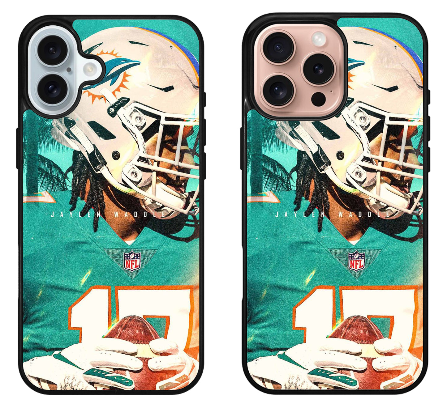 Jaylen Waddle Miami Dolphins Stylish iPhone 16 | 16 Plus | 16 Pro | 16 Pro Max Case