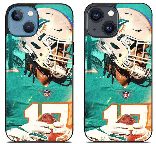 Jaylen Waddle Miami Dolphins Stylish iPhone 15 | iPhone 15 Plus Case