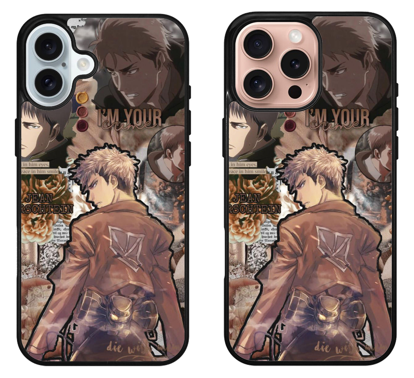 Jean Kirstein Attack on Titan Anime iPhone 16 | 16 Plus | 16 Pro | 16 Pro Max Case