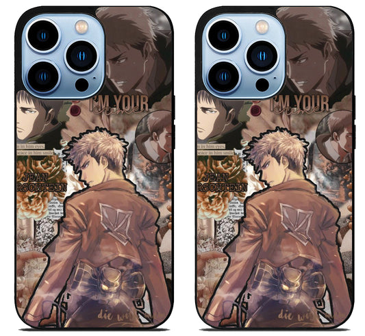 Jean Kirstein Attack on Titan Anime iPhone 15 Pro | iPhone 15 Pro Max Case