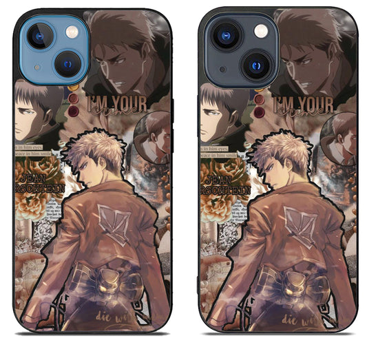 Jean Kirstein Attack on Titan Anime iPhone 15 | iPhone 15 Plus Case