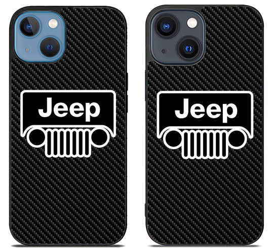 Jeep Black Carbon iPhone 15 | iPhone 15 Plus Case