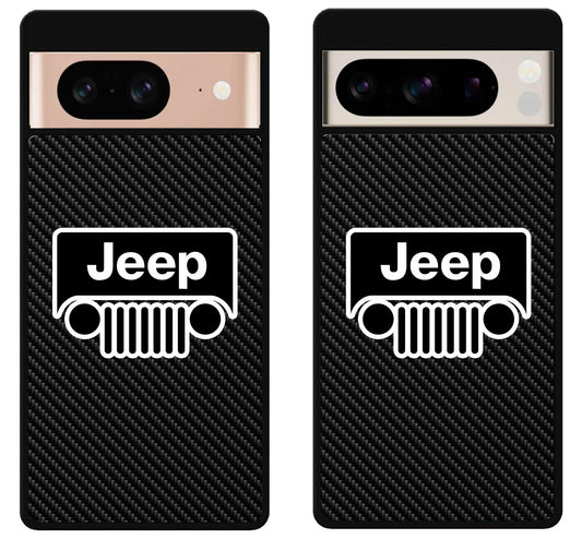 Jeep Black Carbon Google Pixel 8 | 8 Pro Case