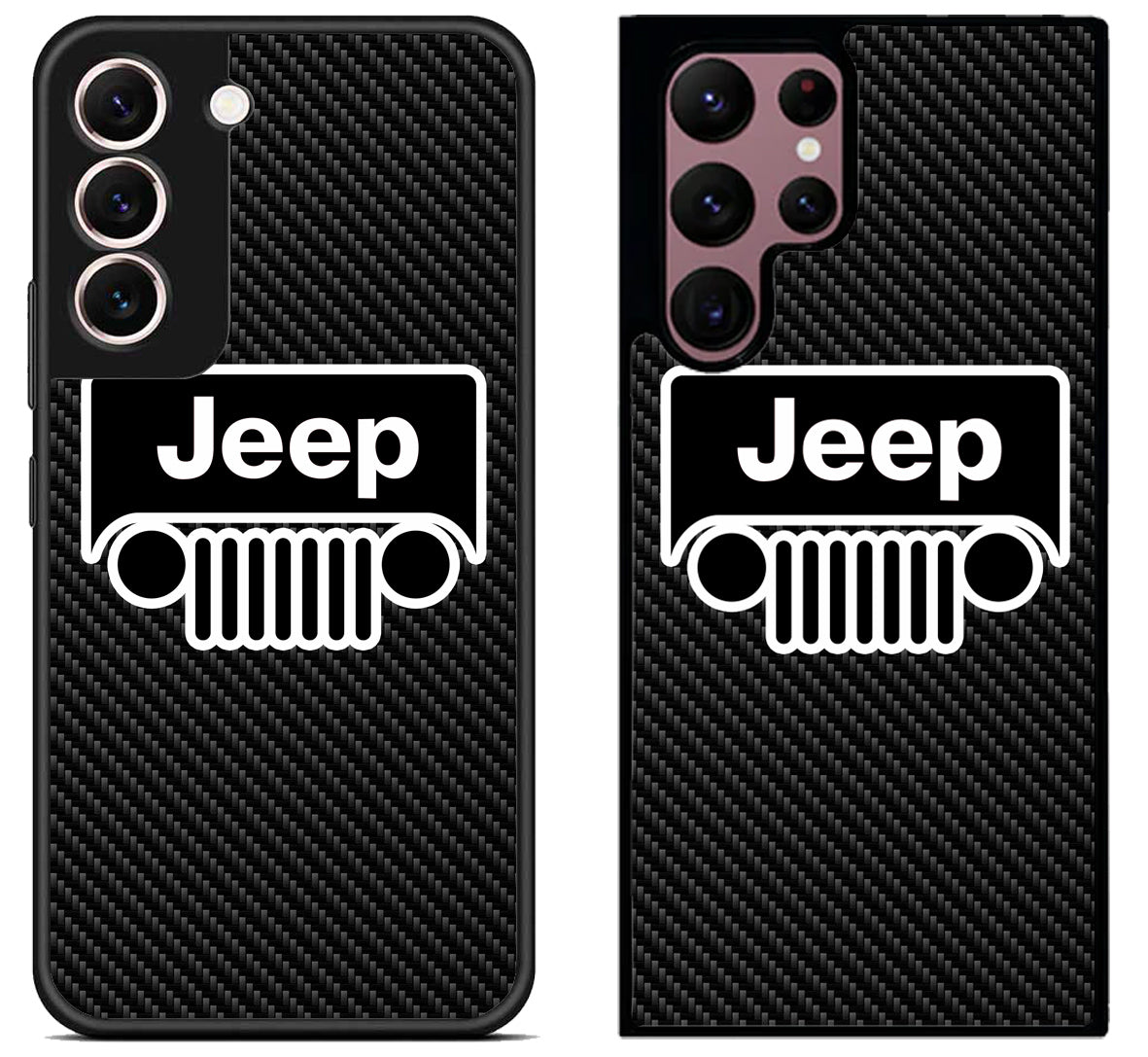 Jeep Black Carbon Samsung Galaxy S22 | S22+ | S22 Ultra Case