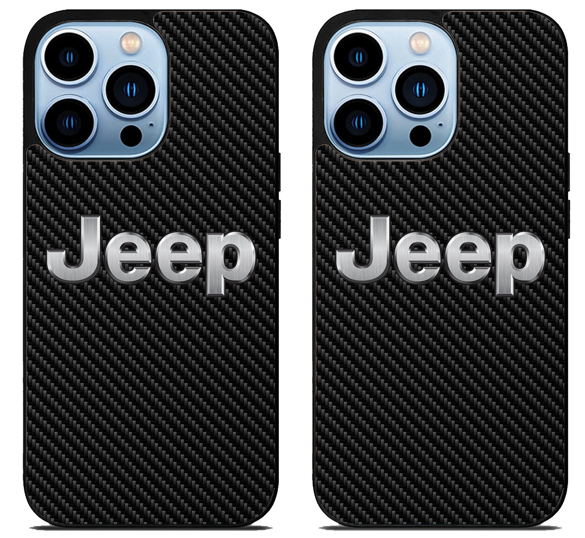 Jeep Logo Carbon iPhone 15 Pro | iPhone 15 Pro Max Case