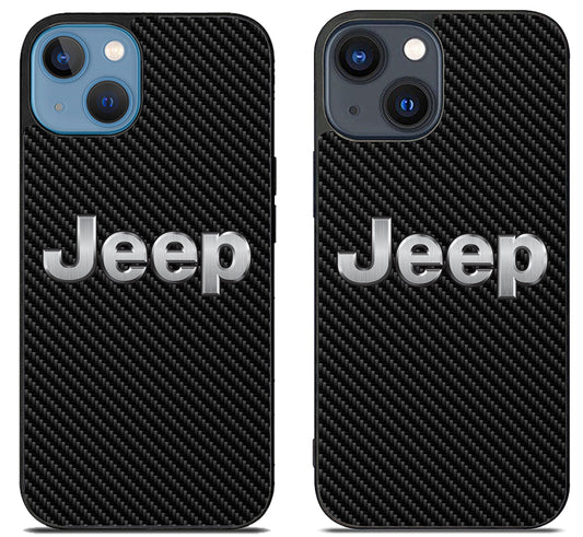 Jeep Logo Carbon iPhone 15 | iPhone 15 Plus Case