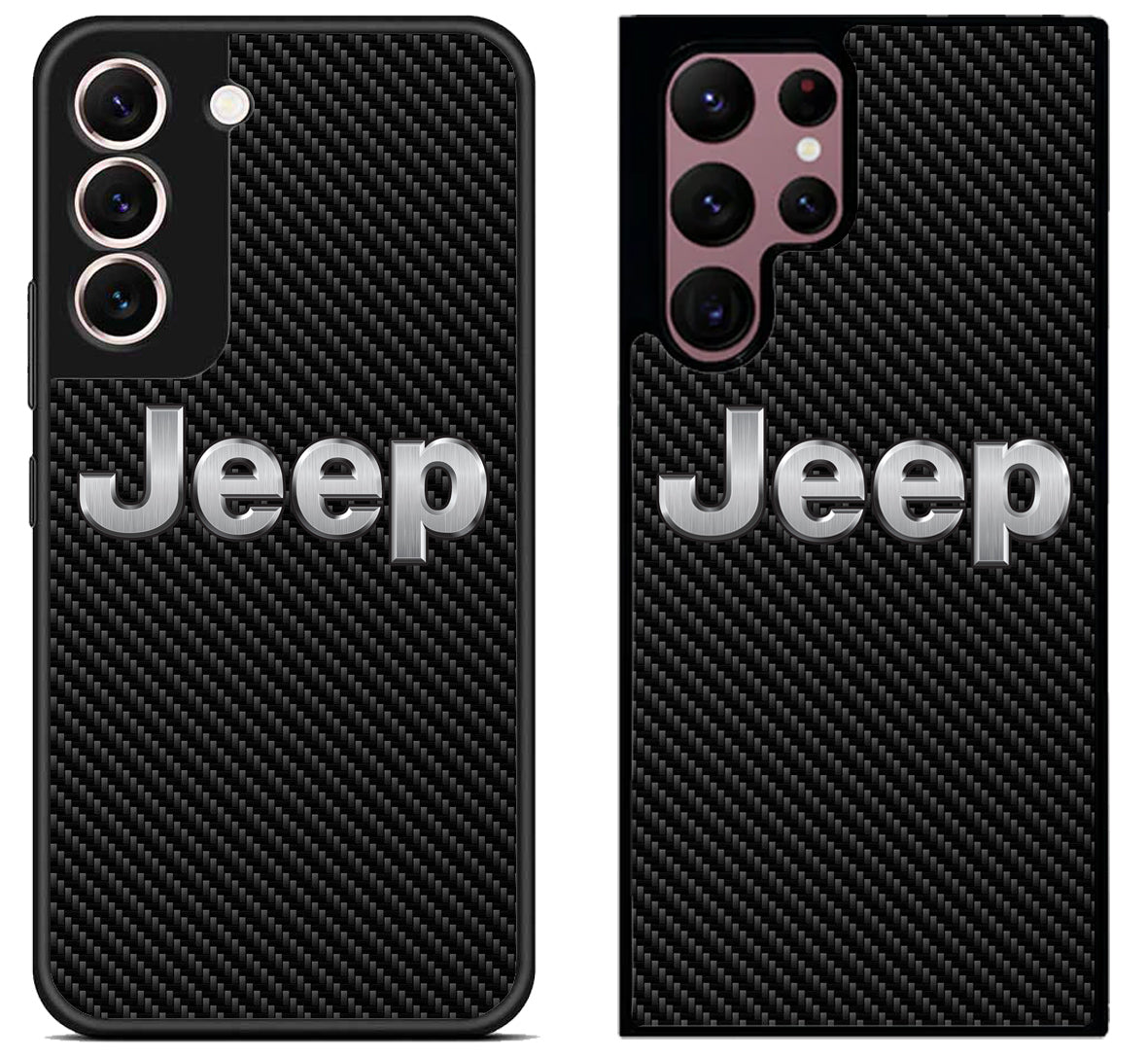 Jeep Logo Carbon Samsung Galaxy S22 | S22+ | S22 Ultra Case