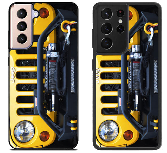 Jeep Wrangler Yellow Samsung Galaxy S21 | S21 FE | S21+ | S21 Ultra Case