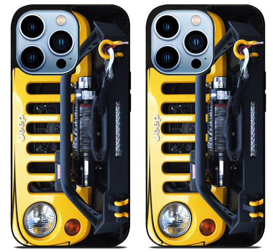 Jeep Wrangler Yellow iPhone 15 Pro | iPhone 15 Pro Max Case