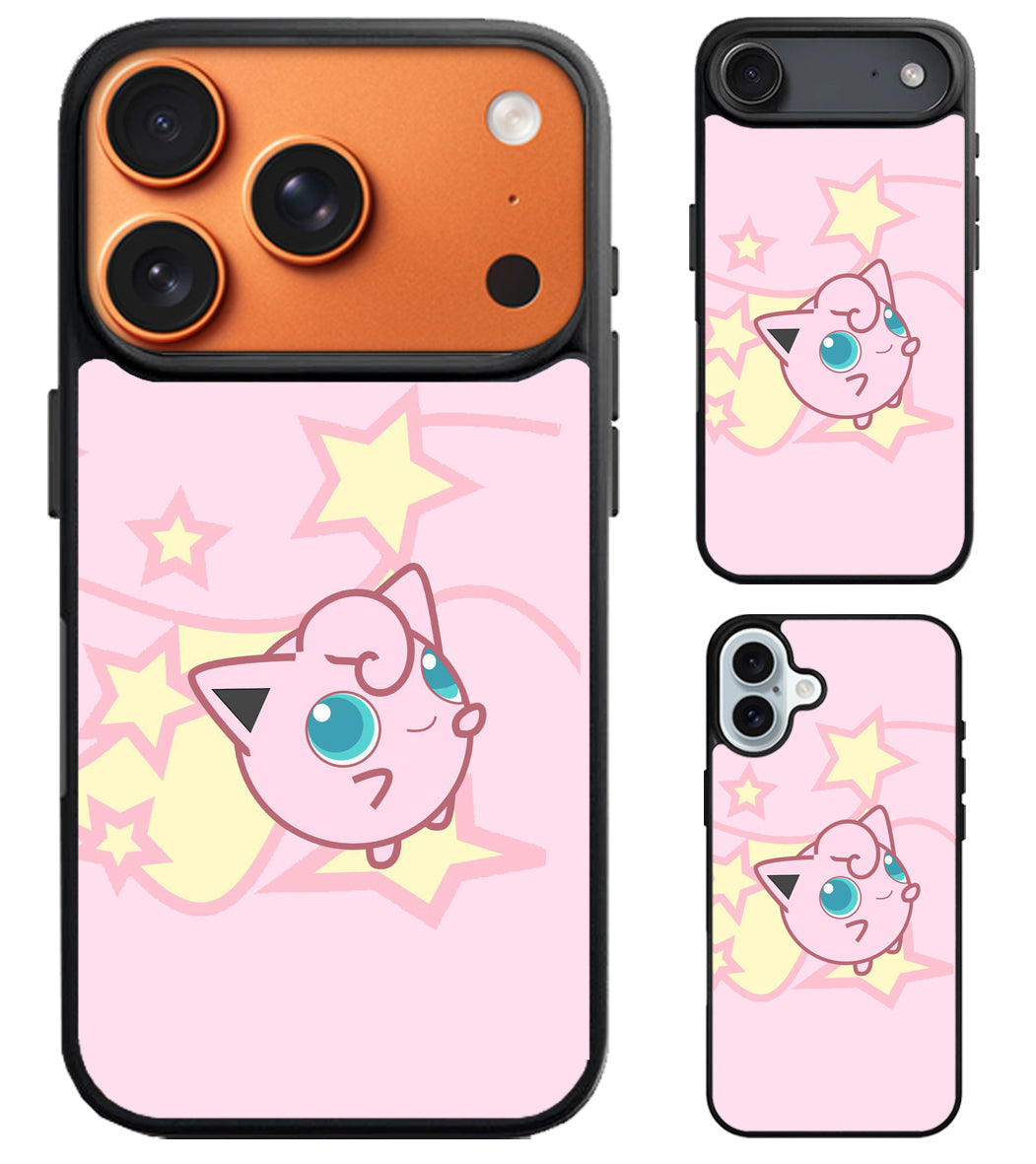 Jigglypuff Pokemon Cover iPhone Air | iPhone 17 | 17 Pro | 17 Pro Max Case