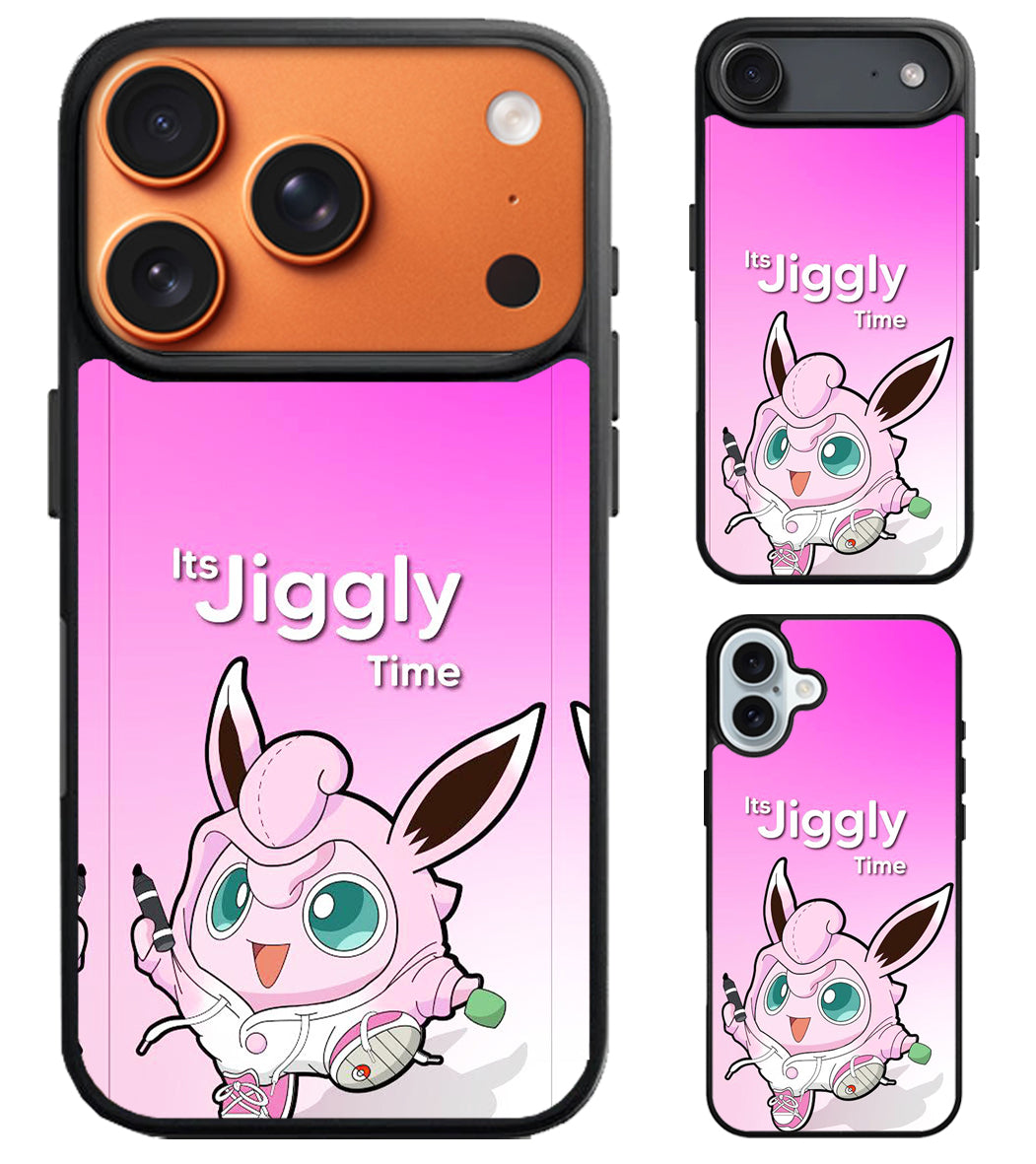 Jigglypuff Time Pokemon iPhone Air | iPhone 17 | 17 Pro | 17 Pro Max Case