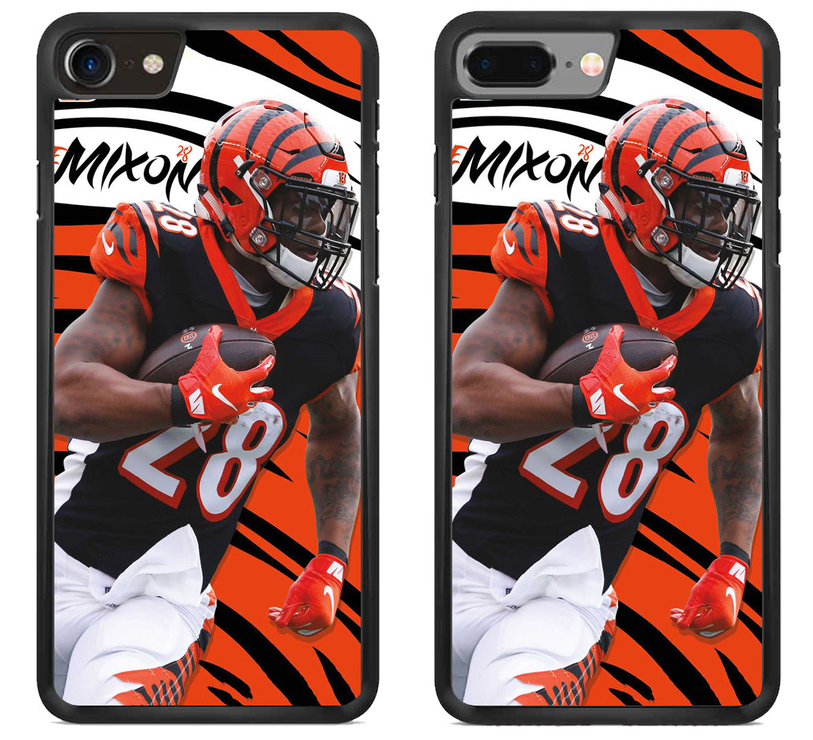Joe Mixon Cincinnati Bengals Style iPhone 8 | 8 Plus Case