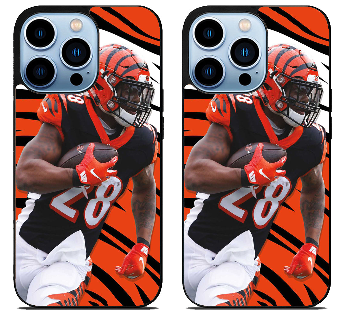 Joe Mixon Cincinnati Bengals Style iPhone 15 Pro | iPhone 15 Pro Max Case