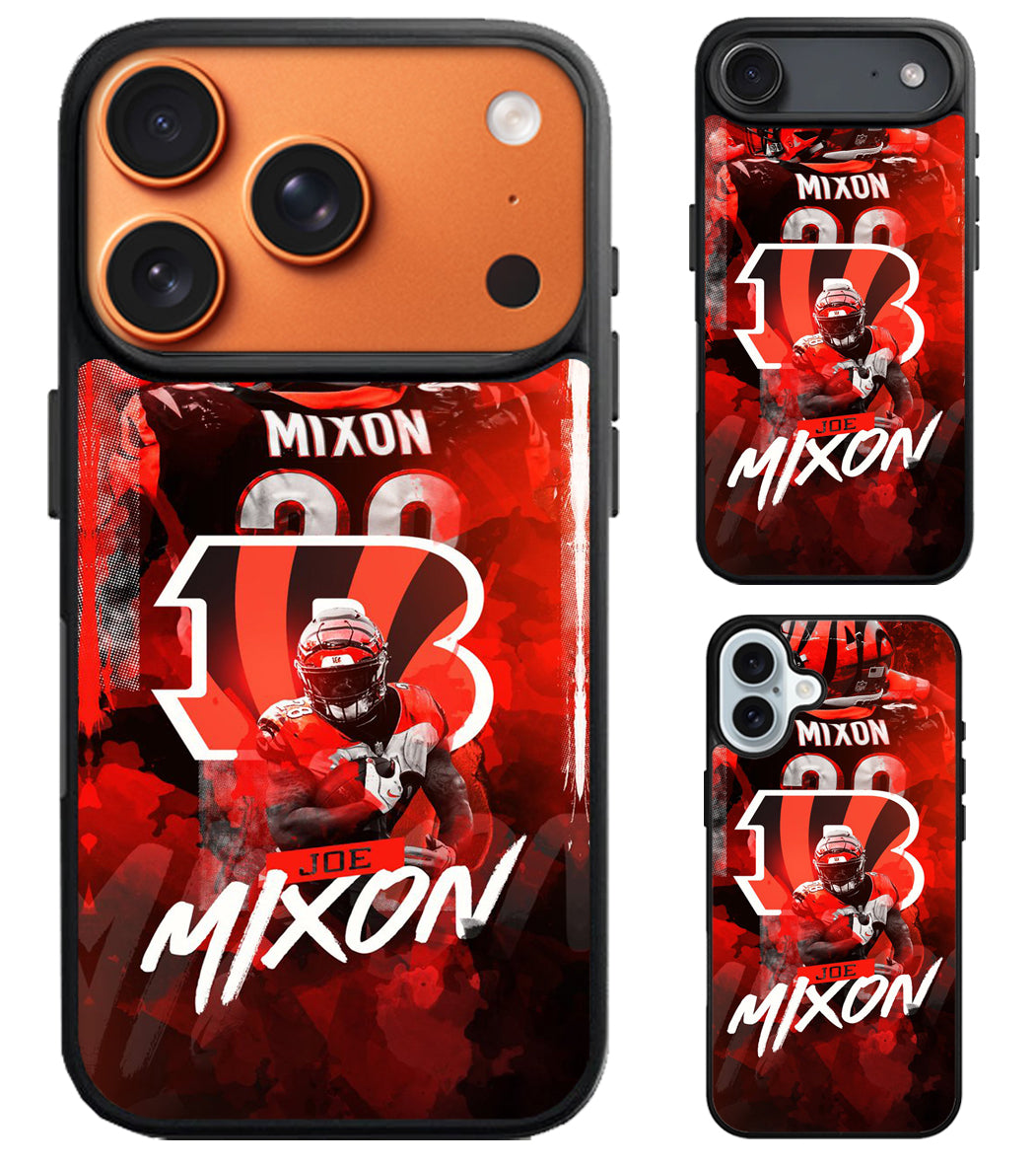 Joe Mixon Cincinnati Bengals iPhone Air | iPhone 17 | 17 Pro | 17 Pro Max Case