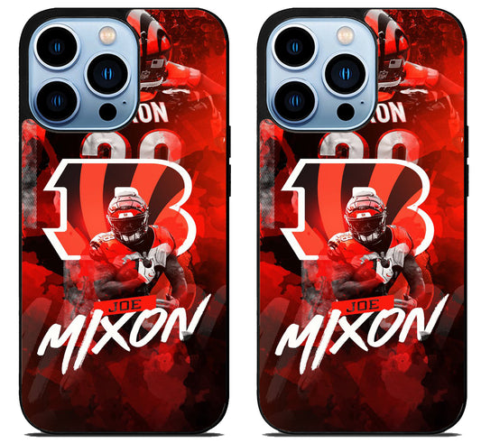 Joe Mixon Cincinnati Bengals Wallpaper iPhone 15 Pro | iPhone 15 Pro Max Case