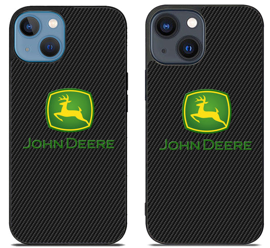 John Deere Black Carbon iPhone 15 | iPhone 15 Plus Case