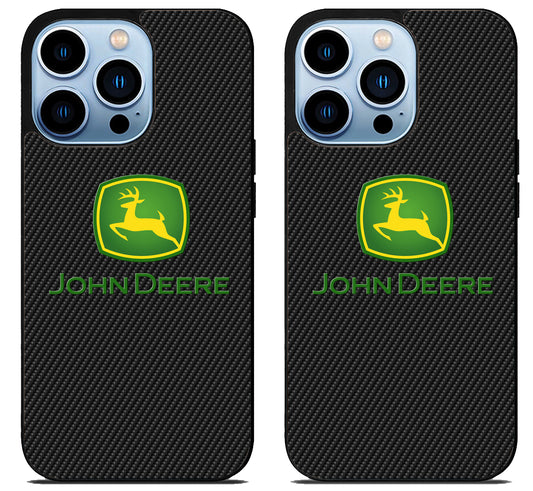 John Deere Black Carbon iPhone 15 Pro | iPhone 15 Pro Max Case