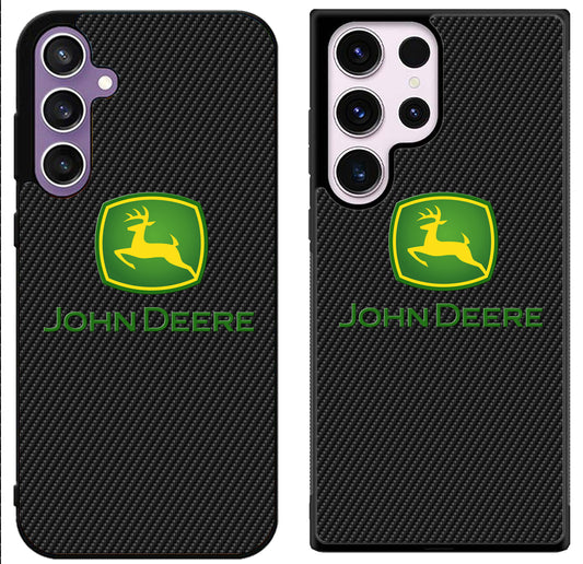 John Deere Black Carbon Samsung Galaxy S24 | S24+ | S24 Ultra Case