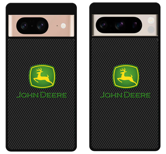 John Deere Black Carbon Google Pixel 8 | 8 Pro Case