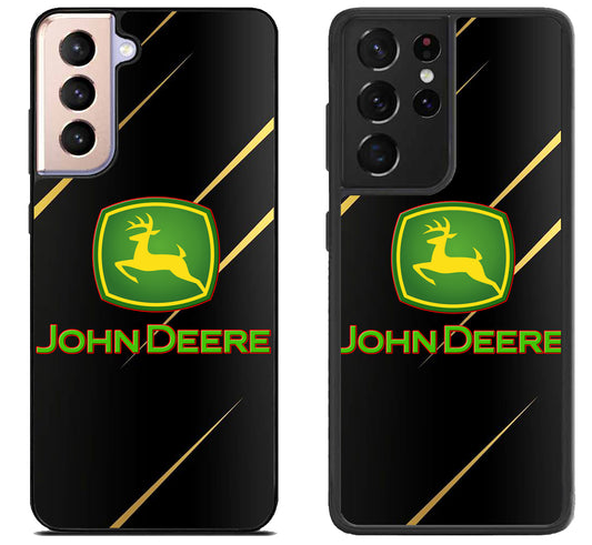 John Deere Black Metallic Samsung Galaxy S21 | S21 FE | S21+ | S21 Ultra Case