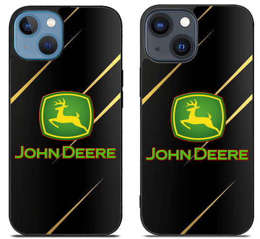 John Deere Black Metallic iPhone 15 | iPhone 15 Plus Case