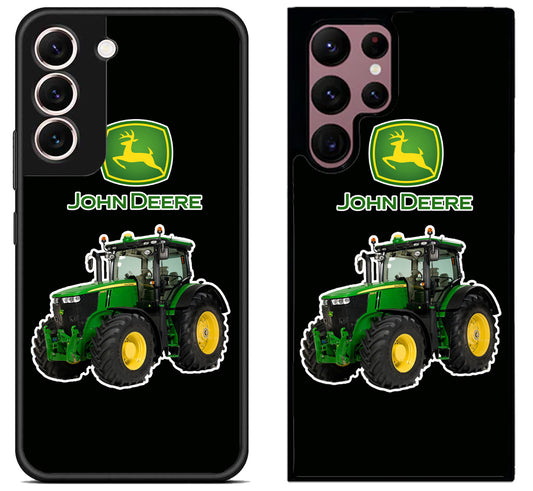 John Deere Black Samsung Galaxy S22 | S22+ | S22 Ultra Case