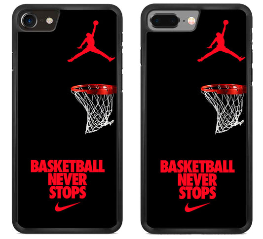 Jordan Basketball Never Stops iPhone 8 | 8 Plus Case