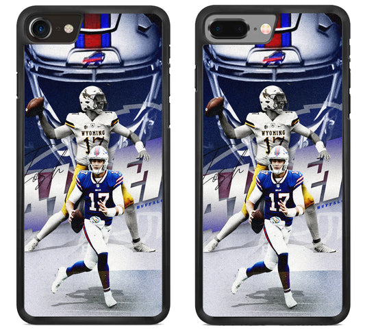 Josh Allen Buffalo Bills Background iPhone 8 | 8 Plus Case