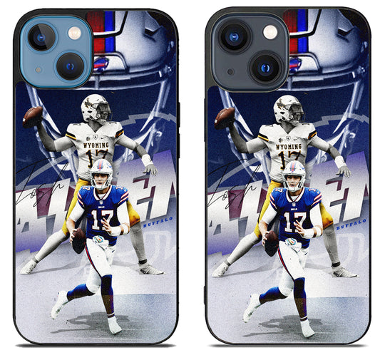 Josh Allen Buffalo Bills Background iPhone 15 | iPhone 15 Plus Case