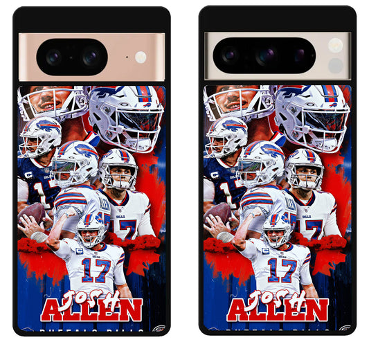 Josh Allen Buffalo Bills Collage Google Pixel 8 | 8 Pro Case