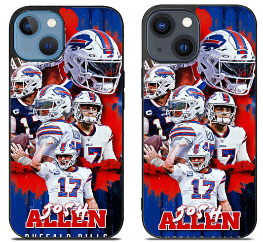 Josh Allen Buffalo Bills Collage iPhone 15 | iPhone 15 Plus Case