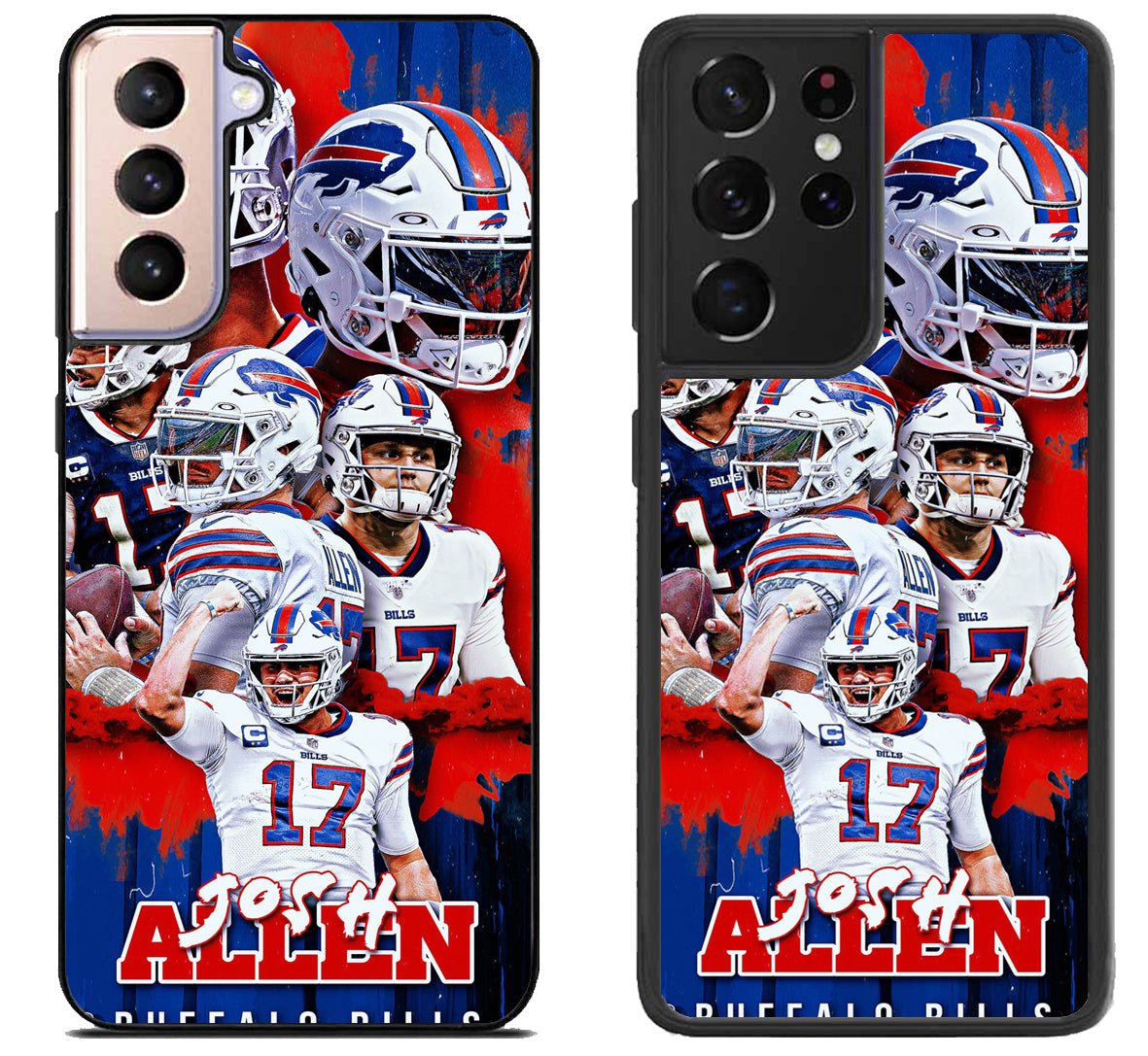 Josh Allen Buffalo Bills Collage Samsung Galaxy S21 | S21 FE | S21+ | S21 Ultra Case