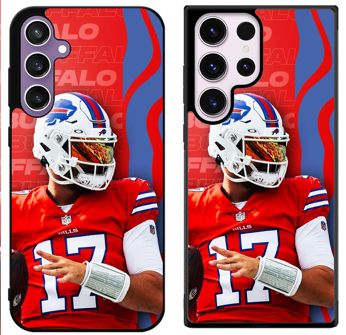 Josh Allen Buffalo Bills Cover Samsung Galaxy S24 | S24+ | S24 Ultra Case
