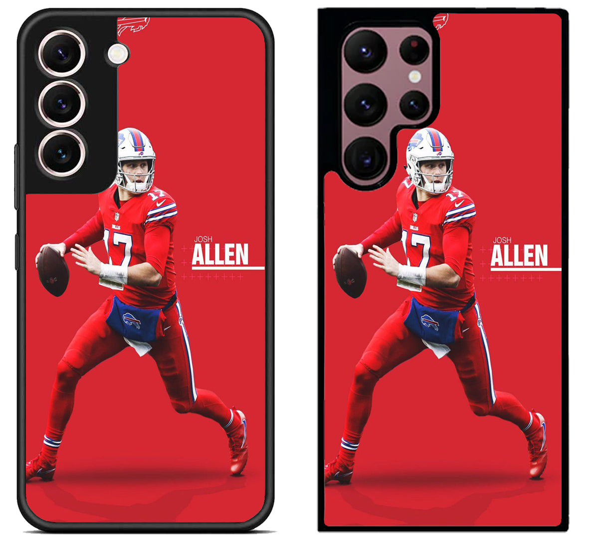 Josh Allen Buffalo Bills Red Samsung Galaxy S22 | S22+ | S22 Ultra Case