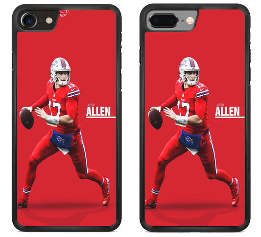 Josh Allen Buffalo Bills Red iPhone 8 | 8 Plus Case