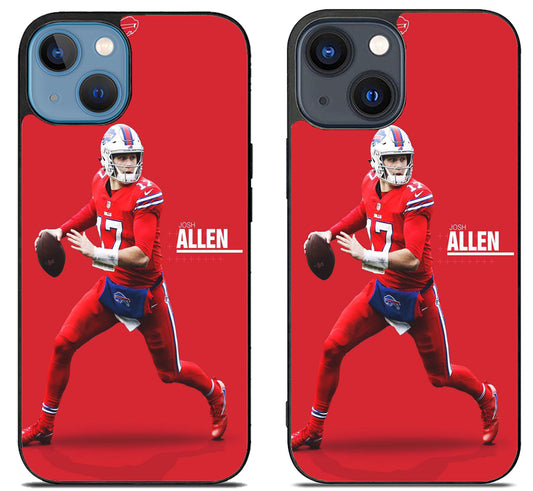Josh Allen Buffalo Bills Red iPhone 15 | iPhone 15 Plus Case