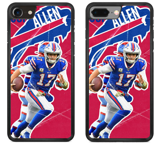 Josh Allen Buffalo Bills Wallpaper iPhone 8 | 8 Plus Case