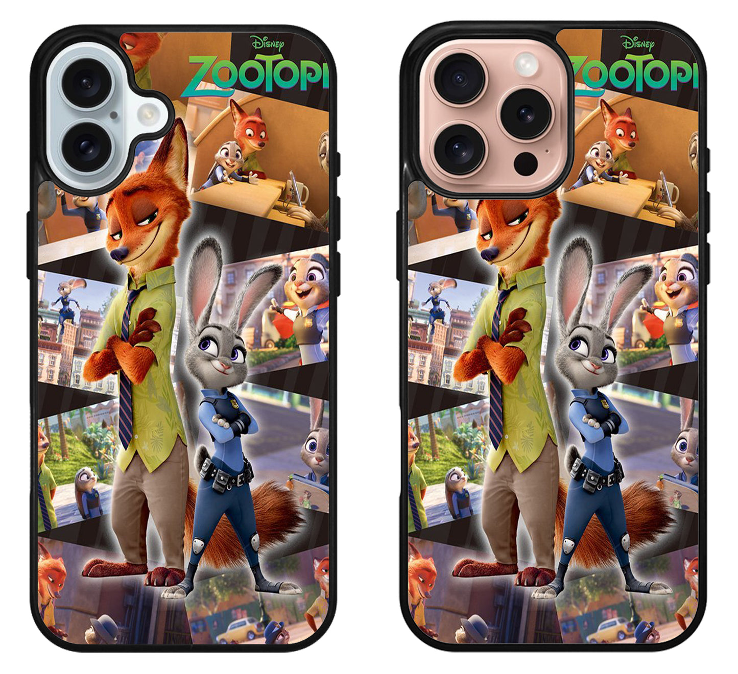 Judy And Nick Zootopia iPhone 16 | 16 Plus | 16 Pro | 16 Pro Max Case