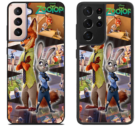 Judy And Nick Zootopia Samsung Galaxy S21 | S21 FE | S21+ | S21 Ultra Case