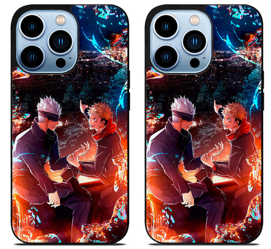 Jujutsu Kaisen Yuji And Satoru iPhone 15 Pro | iPhone 15 Pro Max Case