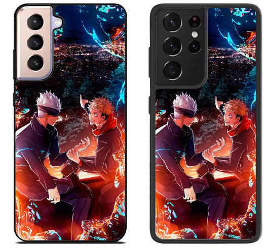 Jujutsu Kaisen Yuji And Satoru Samsung Galaxy S21 | S21 FE | S21+ | S21 Ultra Case